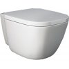 Купить Унитаз подвесной БезОбодковый RAK EL13AWHA + ONSC0004 Ceramics One с сидушкой, белый в Киеве vannaja.kiev.ua