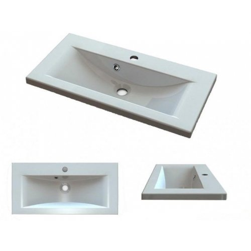 Купить Раковина из литого камня Fancy marble ELINA 700 в Киеве vannaja.kiev.ua