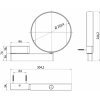Купити Купити Дзеркало для макіяжу Emco 1095 060 17 LED підсвічування збільшення 3-7 раз 109506017 в Києві vannaja.kiev.ua