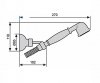 Купить Бронзовая лейка для душа EMMEVI Tiffany BR110 Душевой гарнитур  в Киеве vannaja.kiev.ua