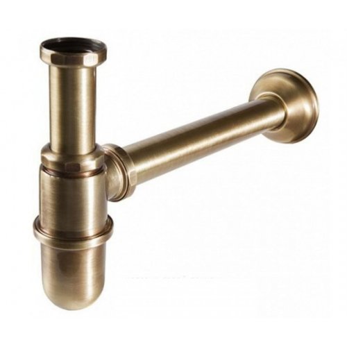 Сифон для раковини EMMEVI CO6615BR золотий злив Купить Сифон для раковини EMMEVI CO6615BR золотий злив в Киеве vannaja.kiev.ua