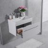 Купить Fancy Marble Corsica 70 Тумба с Умивальником Навесная Белая Буль-Буль ШН-700 в Киеве vannaja.kiev.ua
