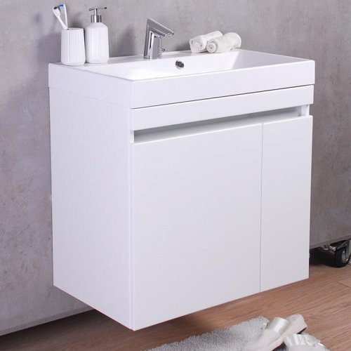 Купить Тумба с умывальником Fancy Marble Sheldon 700 Цвет Белый в Киеве vannaja.kiev.ua