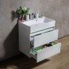 Купить Купить тумбочку 70 см подвесную в ванну Fancy Marble Sherman 700 с умывальником в Киеве vannaja.kiev.ua