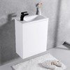 Купить FANCY MARBLE Тумбочка с Умивальником Ява 50 ШН-500 с Раковиной Linnea 50 500х245 мм в Киеве vannaja.kiev.ua