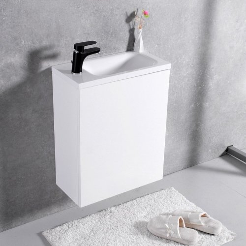 Купить FANCY MARBLE Тумбочка с Умивальником Ява 50 ШН-500 с Раковиной Linnea 50 500х245 мм в Киеве vannaja.kiev.ua