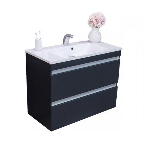 Купить Тумба с раковиной из мрамора FANCY MARBLE BORNEO TUMBA 900 AMELIA GREY в Киеве vannaja.kiev.ua