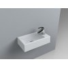 Раковина FARO 400 R/L Литой Каиень Белая Глянцевая MIRAGGIO Купить Раковина FARO 400 R/L Литой Каиень Белая Глянцевая MIRAGGIO в Киеве vannaja.kiev.ua