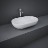 Умывальник овальный накладной RAK FEECT5500500A FEELING SLIM 550 x 350 мм Белый мат Купить Умывальник овальный накладной RAK FEECT5500500A FEELING SLIM 550 x 350 мм Белый мат в Киеве vannaja.kiev.ua