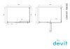 Купити DevIT FEN2323 Comfort Душова кабіна Квадратна Двері розпашні 1200 х 800 х 1900 мм Скло 8 мм Матеріал профілю Нержавіюча сталь Хром в Києві vannaja.kiev.ua