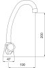 Купить Смеситель для мойки Ferro Standard BST4 Standard Двухручковый кран кухни с поворотным изливом, хром в Киеве vannaja.kiev.ua