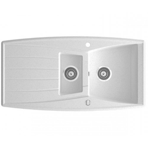 Мойка на столешницу FERRO MEZZO DRG51/98W Купить Мойка на столешницу FERRO MEZZO DRG51/98W в Киеве vannaja.kiev.ua