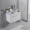 Купить Тумба с умывальником 70 см Fancy Marble Fiji 70 + Mona 420 + столешницей Цвет Белый в Киеве vannaja.kiev.ua