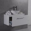 Купить Тумба с умывальником 70 см Fancy Marble Fiji 70 + Mona 420 + столешницей Цвет Белый в Киеве vannaja.kiev.ua