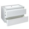 Купить DevIT 0021120W Fly 0021120 Тумба + раковины 80 см белые купить в Киеве в Киеве vannaja.kiev.ua