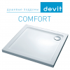 Купити Душовий піддон 100х100 DEVIT Comfort квадратний FTR2223 в комплекті з сифоном в Києві vannaja.kiev.ua