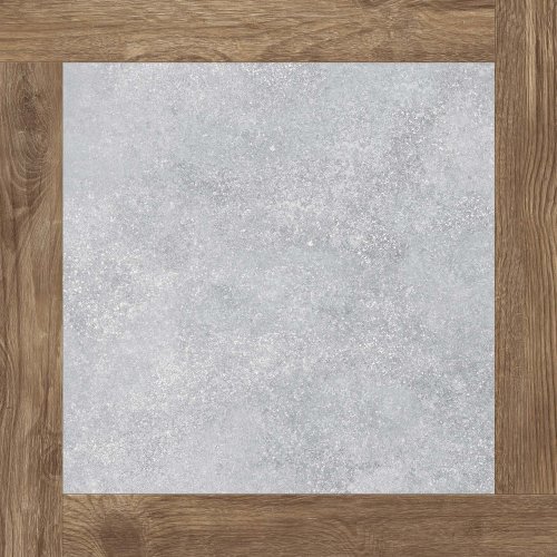 Купить golden tile concrete & wood G92510 керамогранит плитка напольная квадратная коричневый, серый матовая 10×607×607 Ректифицированная, Морозостойкая, Плитка для холла, Плитка для кухни в Киеве vannaja.kiev.ua