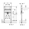 Geberit 111.490.00.1 Duofix Монтажна рама для умивальника висота 82 - 98см Дуофікс 111.490.00.1 Купити Geberit 111.490.00.1 Duofix Монтажна рама для умивальника висота 82 - 98см Дуофікс 111.490.00.1 в Києві vannaja.kiev.ua