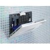 Купити Geberit 115.600.SI.1 Sigma40 Кнопка Подвійного Змиву для унітазу з вбудованою системою видалення запаху Колір Алюміній / Біле скло в Києві vannaja.kiev.ua