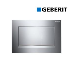 Купить Смывная клавиша GEBERIT SIGMA 30 115.883.KH.1 Цвет рамка глянцевый хром полоска матовый хром клавиши глянцевый хром в Киеве vannaja.kiev.ua