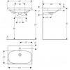 Geberit 500.621.01.2 Acanto 500621012 Умивальник 65см Купити Geberit 500.621.01.2 Acanto 500621012 Умивальник 65см в Києві vannaja.kiev.ua