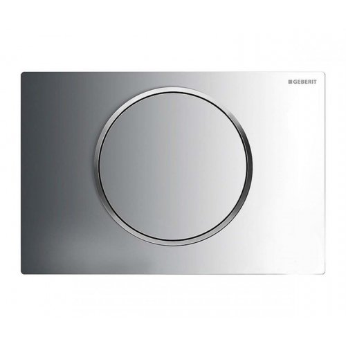 Купить Кнопка смыва GEBERIT SIGMA 10 115.758.KH.5 Смывная клавиша Sigma10 с системой смыв/стоп пластик хром глянец/хром матовый/хром глянец 115758KH5 в Киеве vannaja.kiev.ua