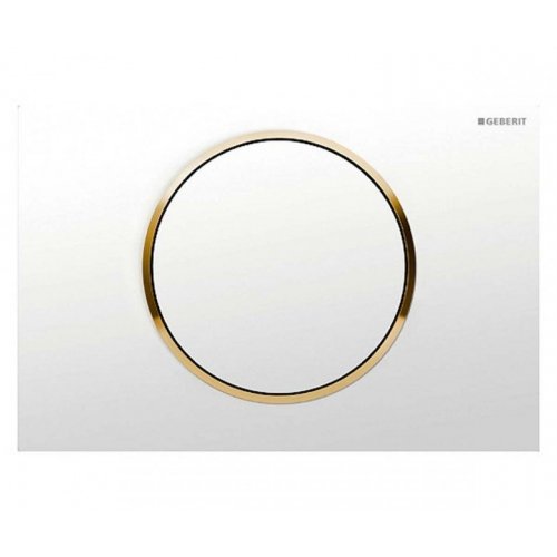 Кнопка смыва GEBERIT SIGMA 10 115.758.KK.5 с системой смыв/стоп, пластик, белый/позолота/белый 115758KK5 Купить Кнопка смыва GEBERIT SIGMA 10 115.758.KK.5 с системой смыв/стоп, пластик, белый/позолота/белый 115758KK5 в Киеве vannaja.kiev.ua