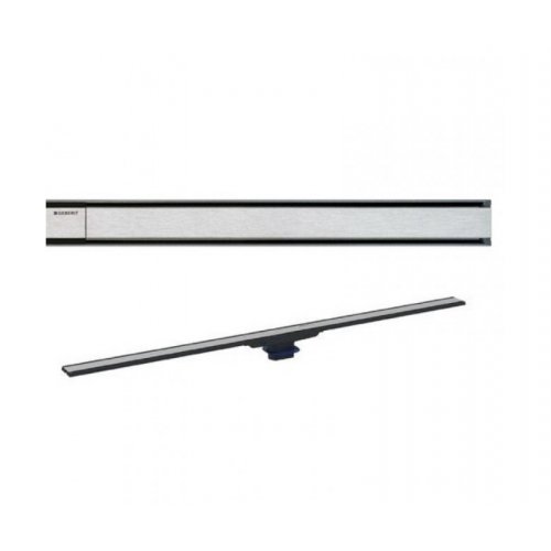Купить Душевой канал 1300 мм GEBERIT 154.457.00.1 CleanLine60 тёмный/матовый металл L30-130см 154457001  в Киеве vannaja.kiev.ua