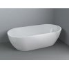 Купити ВАННА Отдельностоящая Овальний 170 см Greenland Glossy Fancy Marble Біла Глянцевий в Києві vannaja.kiev.ua
