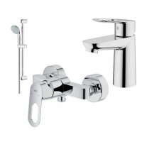 Hansgrohe 157732020 Набір змішувач для душу з термостатом 3 в 1 купити в Києві Metropol хром з доставкою