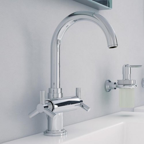 GROHE 21019000 ATRIO 21019 Ypsilon Смеситель для Умывальника Буксовый Полуоборотный Цвет - Хром Германия Купить GROHE 21019000 ATRIO 21019 Ypsilon Смеситель для Умывальника Буксовый Полуоборотный Цвет - Хром Германия в Киеве vannaja.kiev.ua
