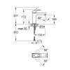 GROHE 23446 EUROCUBE 23446000 Змішувач одинважільний для раковини квадратний, хром латунь Купити GROHE 23446 EUROCUBE 23446000 Змішувач одинважільний для раковини квадратний, хром латунь в Києві vannaja.kiev.ua