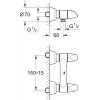 GROHE 26008000 ARIA 26008 Смеситель для душа Продажа Купить GROHE 26008000 ARIA 26008 Смеситель для душа Продажа в Киеве vannaja.kiev.ua