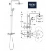 Купить Душевая система с термостатом GROHE 27296002 EUPHORIA 27296 три режима тропический душ в Киеве vannaja.kiev.ua