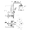 Купить Grohe 27922000 New Tempesta Cosmopolitan 27922 Душевая Система с Термостатом Кронштейн 39 см с Верхним душем O160 мм Цвет Хром в Киеве vannaja.kiev.ua