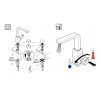 GROHE 31255000 Eurocube 31255 Змішувач Одноважільний для Миття Висота до виливу 285 мм Колір Хром Купити GROHE 31255000 Eurocube 31255 Змішувач Одноважільний для Миття Висота до виливу 285 мм Колір Хром в Києві vannaja.kiev.ua