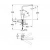 GROHE 31255000 Eurocube 31255 Змішувач Одноважільний для Миття Висота до виливу 285 мм Колір Хром Купити GROHE 31255000 Eurocube 31255 Змішувач Одноважільний для Миття Висота до виливу 285 мм Колір Хром в Києві vannaja.kiev.ua