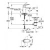 Купити Grohe 32825000 Eurosmart Cosmopolitan 32825 Змішувач Одноважільний для Раковини з Донним клапаном колір хром в Києві vannaja.kiev.ua