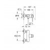 Купить Grohe 32867 BauClassic 32867000 Однорычажный Смеситель для душа Цвет Хром Bau Classic в Киеве vannaja.kiev.ua