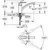 Grohe 33281002 Eurosmart 33281 Змішувач для Кухні Одноважільний з поворотним виливом Колір Хром Купити Grohe 33281002 Eurosmart 33281 Змішувач для Кухні Одноважільний з поворотним виливом Колір Хром в Києві vannaja.kiev.ua