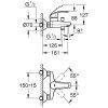 Grohe 33300002 Eurosmart Змішувач 33300 Одноважільний для Ванни Колір Хром Купити Grohe 33300002 Eurosmart Змішувач 33300 Одноважільний для Ванни Колір Хром в Києві vannaja.kiev.ua