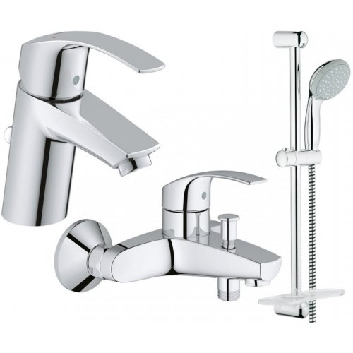 Купить Набор смесителей 3 в 1 GROHE 123238S EUROSMART Комплект вванну в Киеве vannaja.kiev.ua