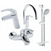 Купити Набір змішувачів 4 в 1 Ванну і Кухню GROHE 123248 EUROSMART 123248MK в Києві vannaja.kiev.ua