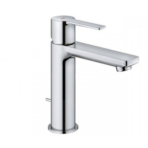 Купить Смеситель для раковины Grohe Lineare 32114001 высокий 32114 размера S с EcoJoy, с выдвижным сливным гарнитуром в умывальнике, хром в Киеве vannaja.kiev.ua