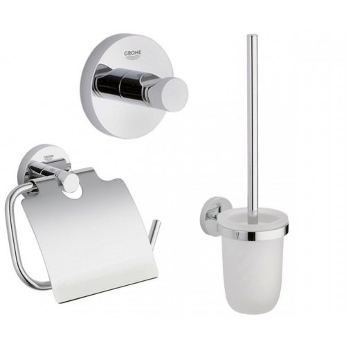 Купить Аксессуары в наборе GROHE 40407 ESSENTIALS 40407001 в Киеве vannaja.kiev.ua