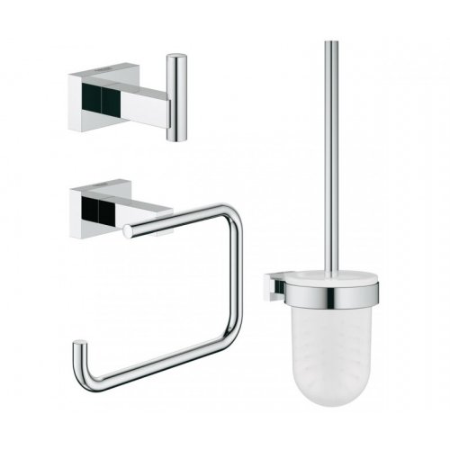 Купить Набор аксессуаров 3 в 1 GROHE ESSENTIALS CUBE NEW 40757001 в Киеве vannaja.kiev.ua