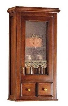 Купить LABOR LEGNO H0/7SX VICTORIA H07SX Шкаф Навесной в Ванную Комнату 390x180x790 Артикул 128986 в Киеве vannaja.kiev.ua