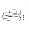 Купить Duravit H26367-13 Тумба под умывальник Happy D.2 117,5х48 орех американский в Киеве vannaja.kiev.ua