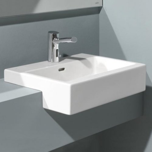 Напіввбудовані умивальник Laufen Living City H8134320001041 з 1 отвором для крана 55 х 46 см Купити Напіввбудовані умивальник Laufen Living City H8134320001041 з 1 отвором для крана 55 х 46 см в Києві vannaja.kiev.ua