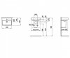 Купить Умывальник керамический LAUFEN PRO S H8159610001041 рукомойник 450х340 мм с отверстием в Киеве vannaja.kiev.ua